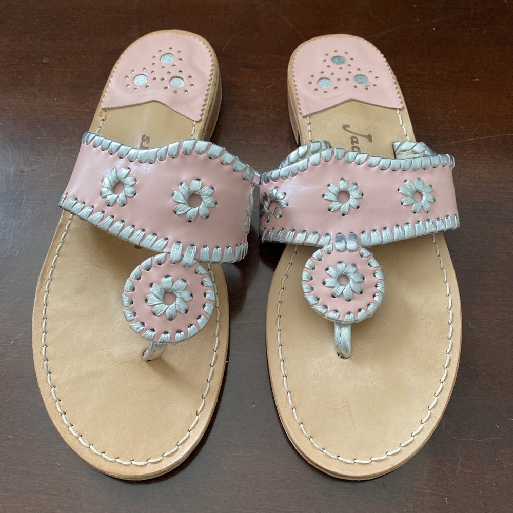Pink and Silver Jack Rogers